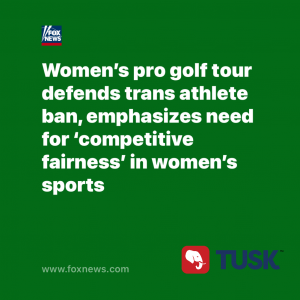Women's pro golf tour defends trans athlete ban, emphasizes need for 'competitive fairness' in women's sports